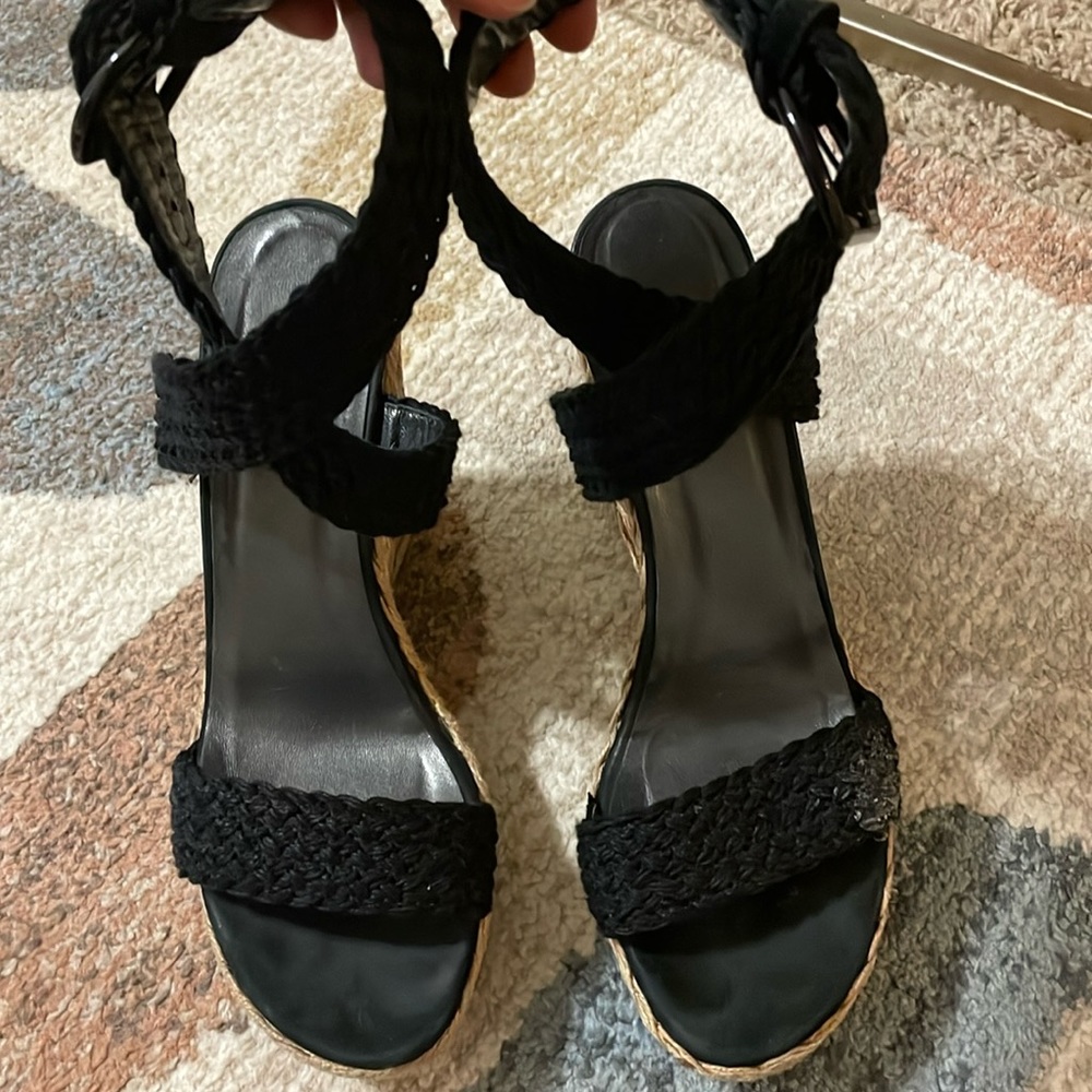 Stuart Weitzman espadrille heels